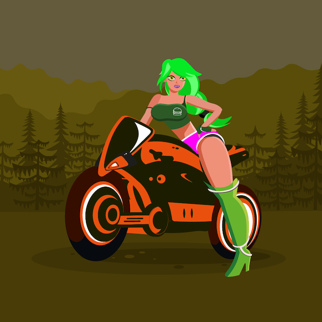 motorbikes & girls collection#2424